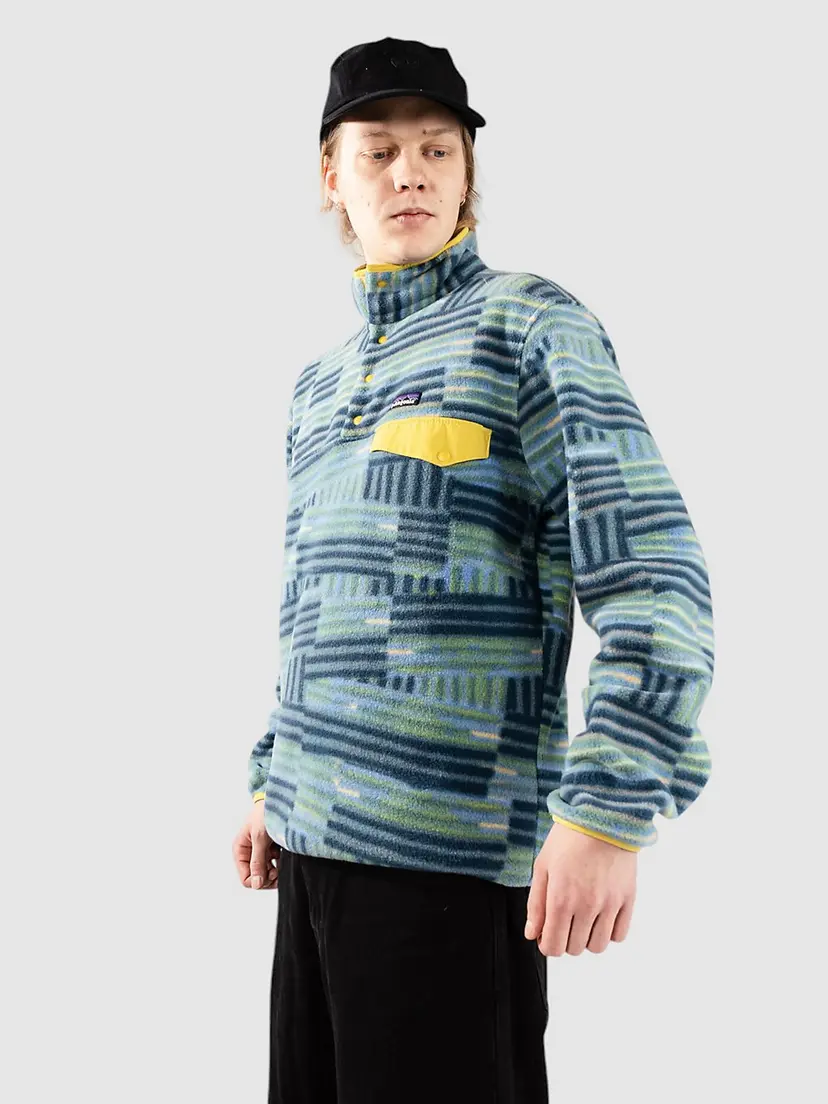 Patagonia Patagonia LW Synch Snap-T Half-Zip Fleecegenser blå