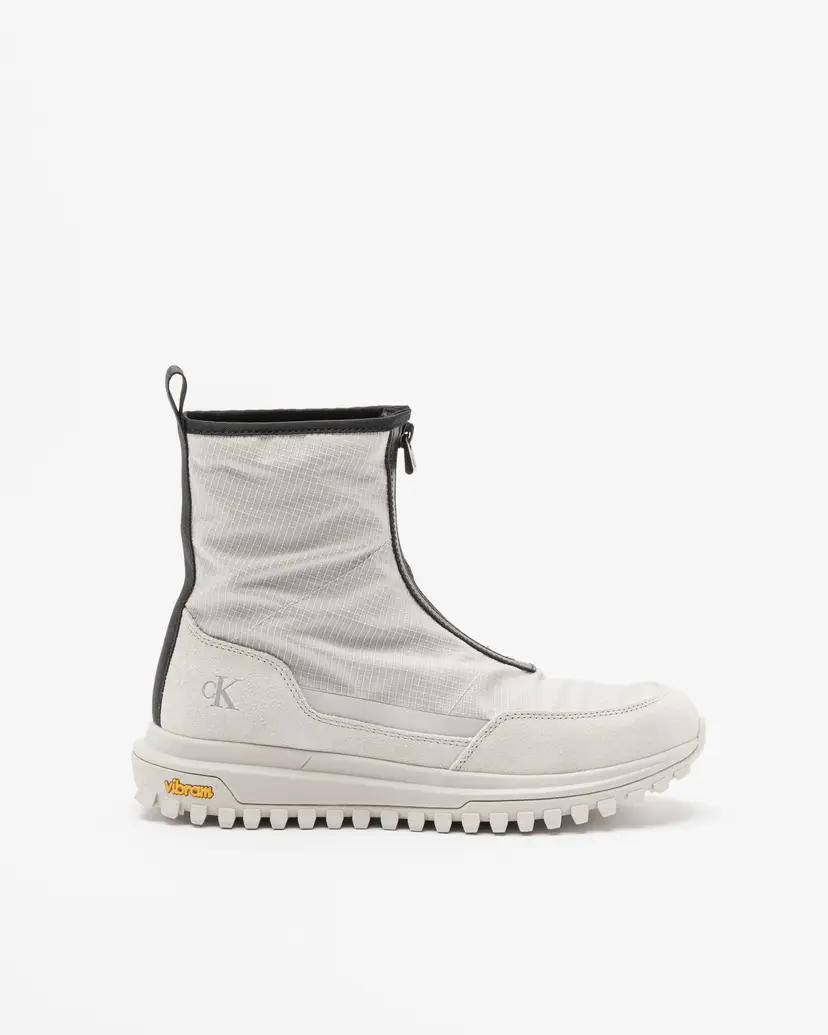 Calvin Klein Calvin Klein Vibram Runner Mid Zip Gray Ankle Boots