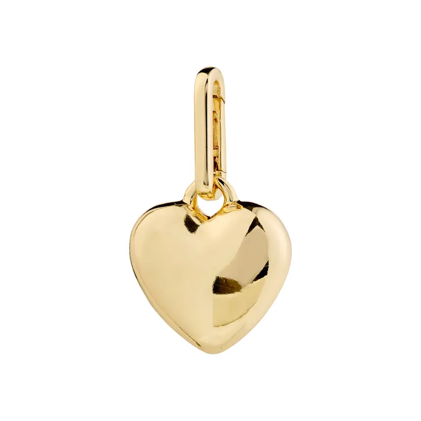 Pilgrim Pilgrim CHARM hjerteanheng gullbelagt