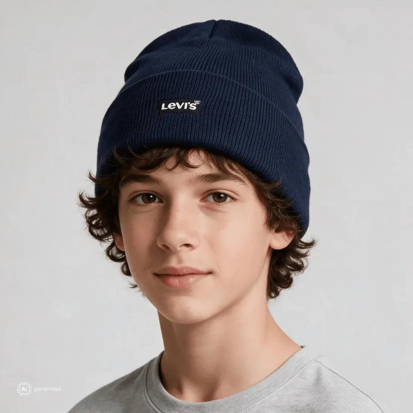 Levi's Levi's - Lue Lan Tonal Embroidered Beanie Dress Blues