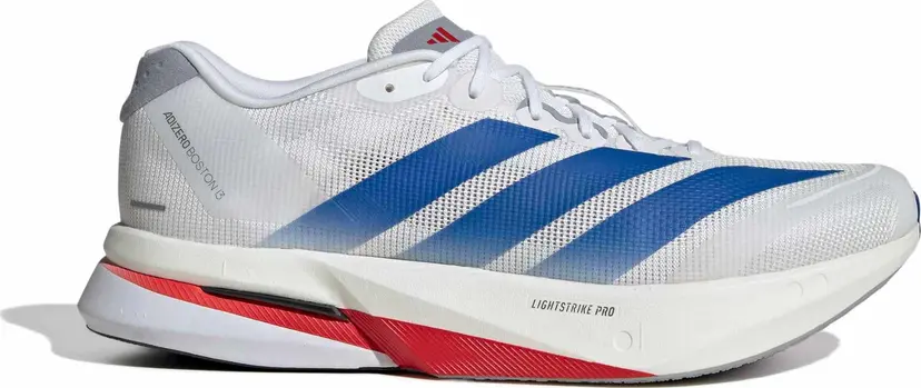 Adidas Adidas Men's Adizero Boston 13 Cloud White / Team Royal Blue / Halo Silver