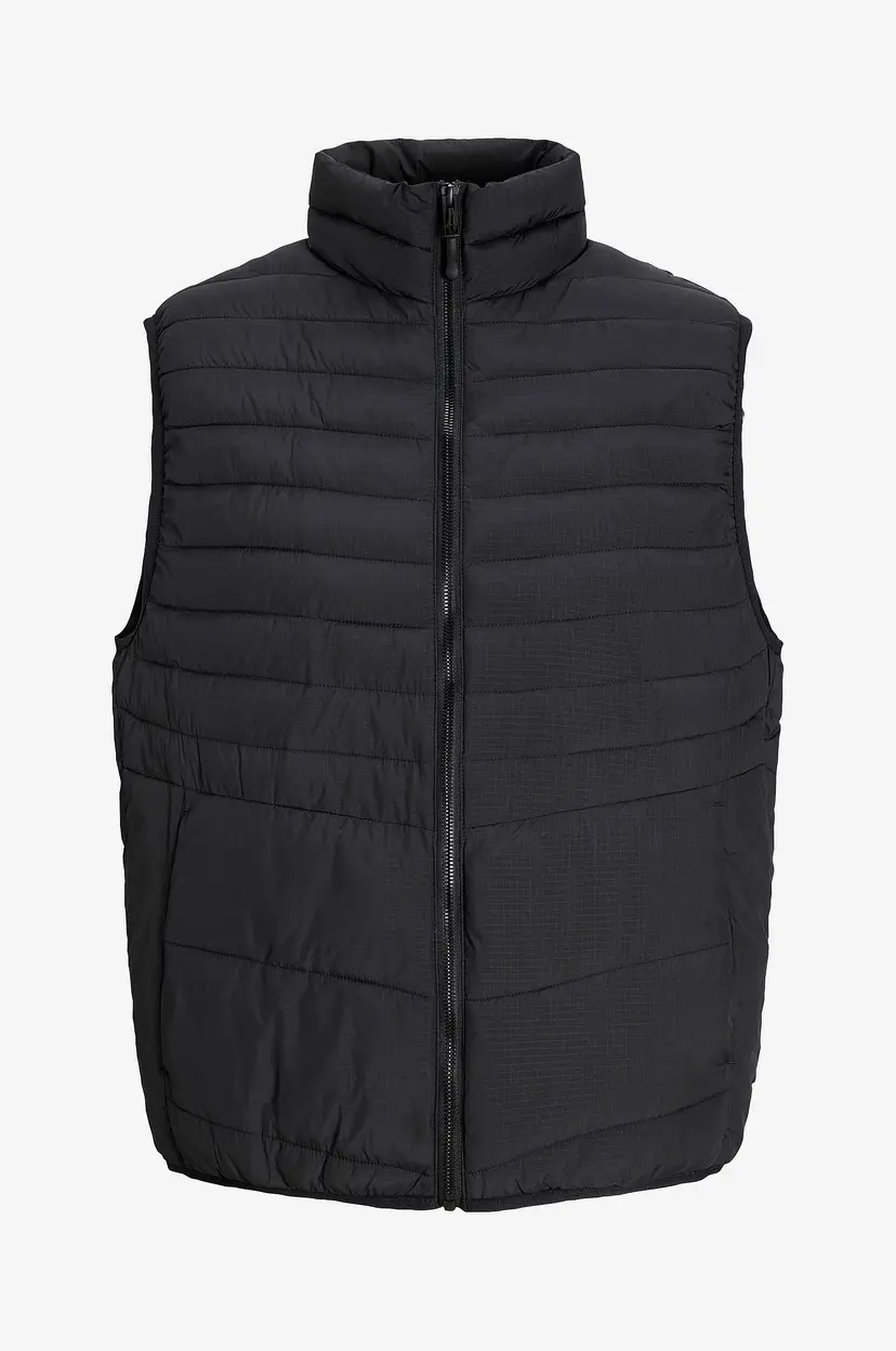 Jack & Jones Vest jjeState Packable BW Collar - Svart
