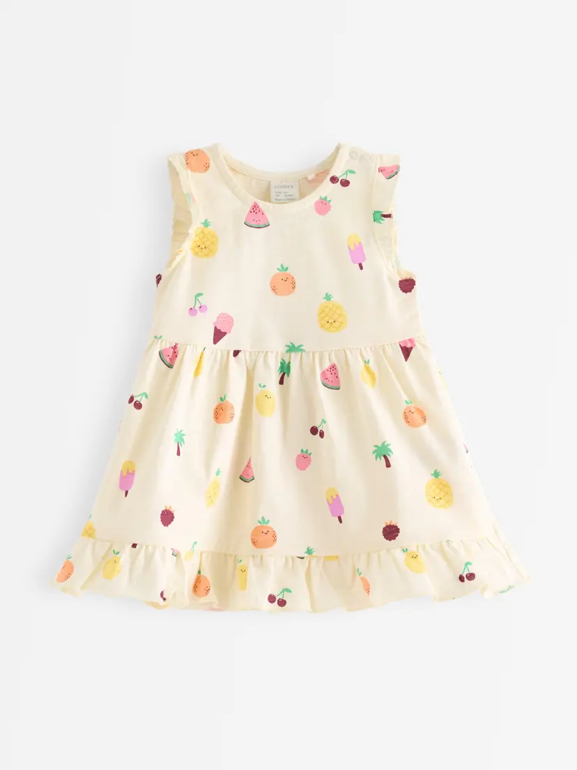 Lindex Kjole i slub-jersey