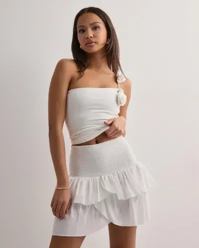 Neo Noir Neo Noir - Hvit - Carin R Skirt