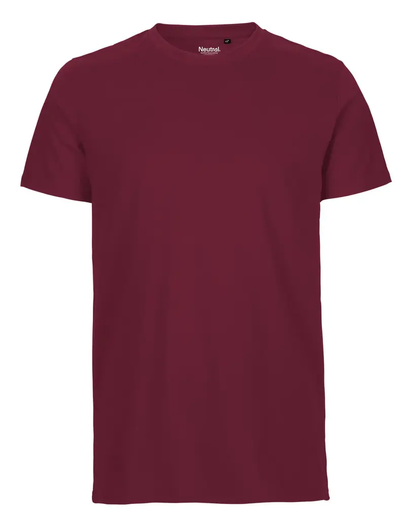 Neutral Neutral Fitted T-Shirt Bordeaux