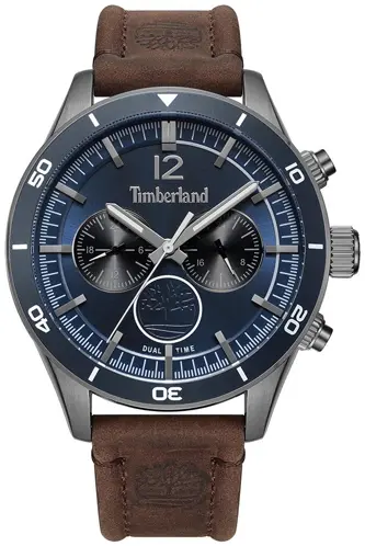 Timberland Timberland Herreklokke TDWGF2230903 Classic Blå/Lær Ø46 mm