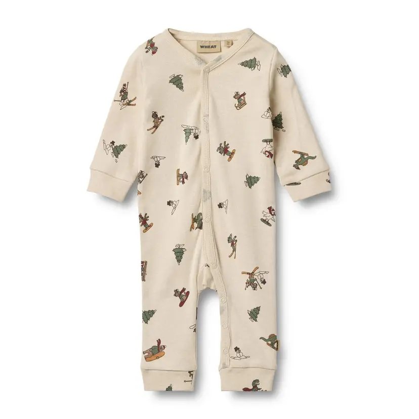 Wheat Wheat Jumpsuit Bendji Offwhite Winterland (92 / 2 år)