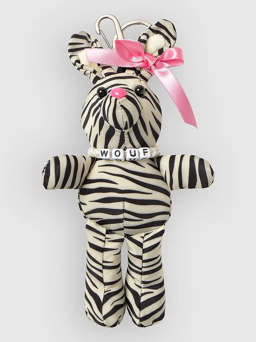 Wouf WOUF Zebra Hit Rabbit Bag Charm