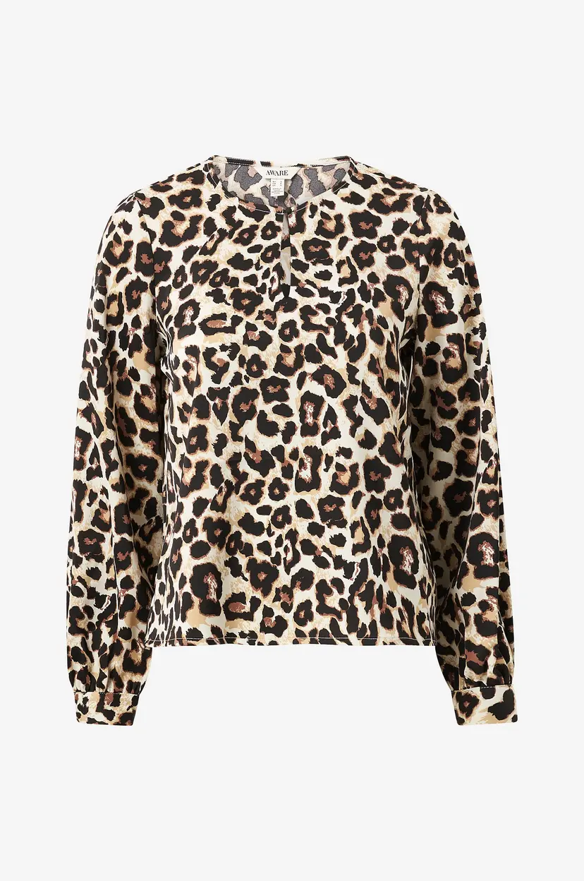 Vero Moda Bluse vmGusa LS O-neck Top - Svart