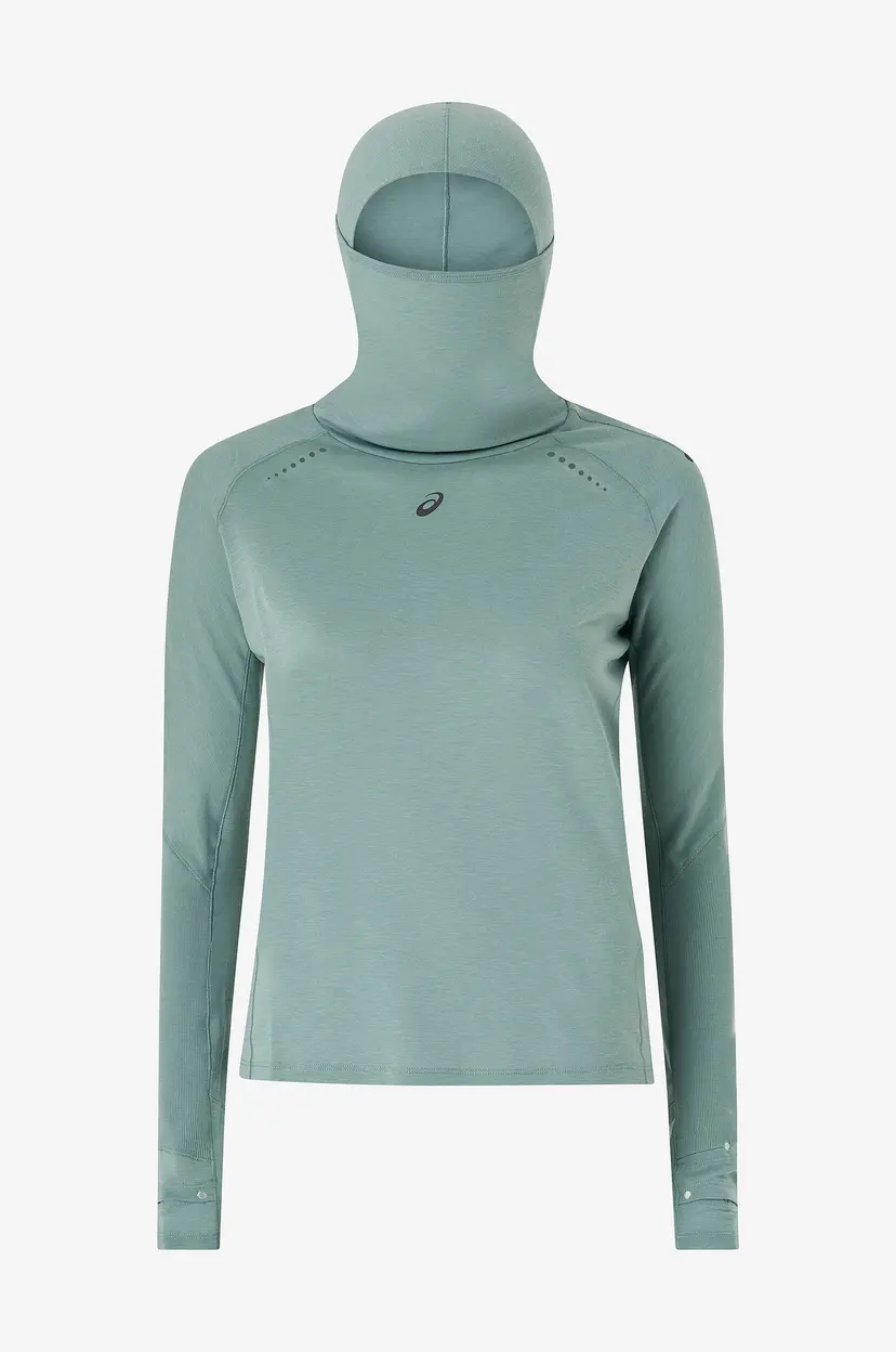 Asics Løpetrøye Metarun Winter LS Hoodie - Grønn