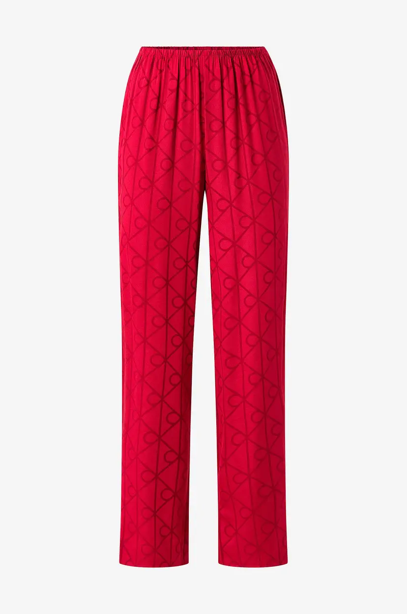 Calvin Klein Underwear Pysjbukser Aop Pant - Rød