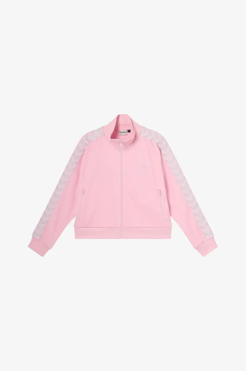 Hummel Tracksuit-jakke hmlJR Reg Poly Tape Girl Zip - Lilla