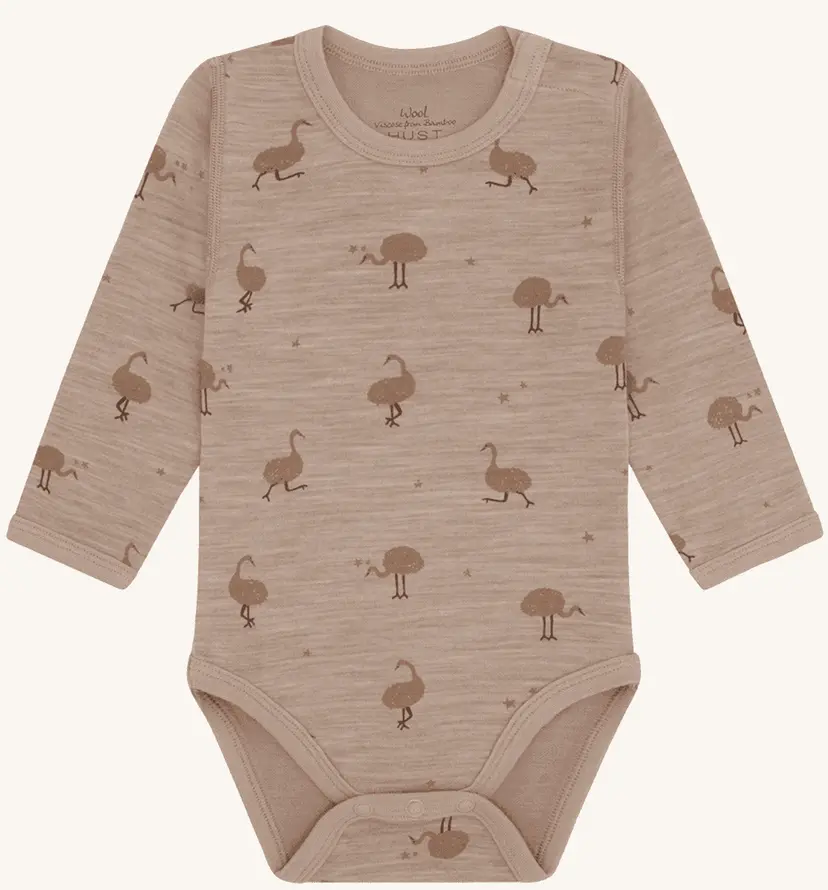 Hust and Claire Hust and Claire Baloo Ostrich Body Ull/Bambus Biscuit (98 /3 år)