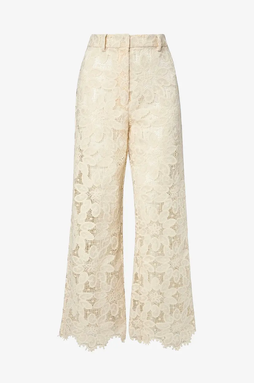 By Malina Bukser Natalina Guipure Lace - Beige