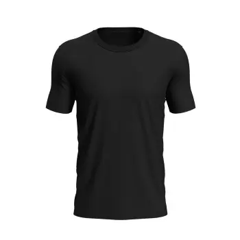 Stedman Stedman Morgan Crew Neck Svart ringspunnet bomull Herre
