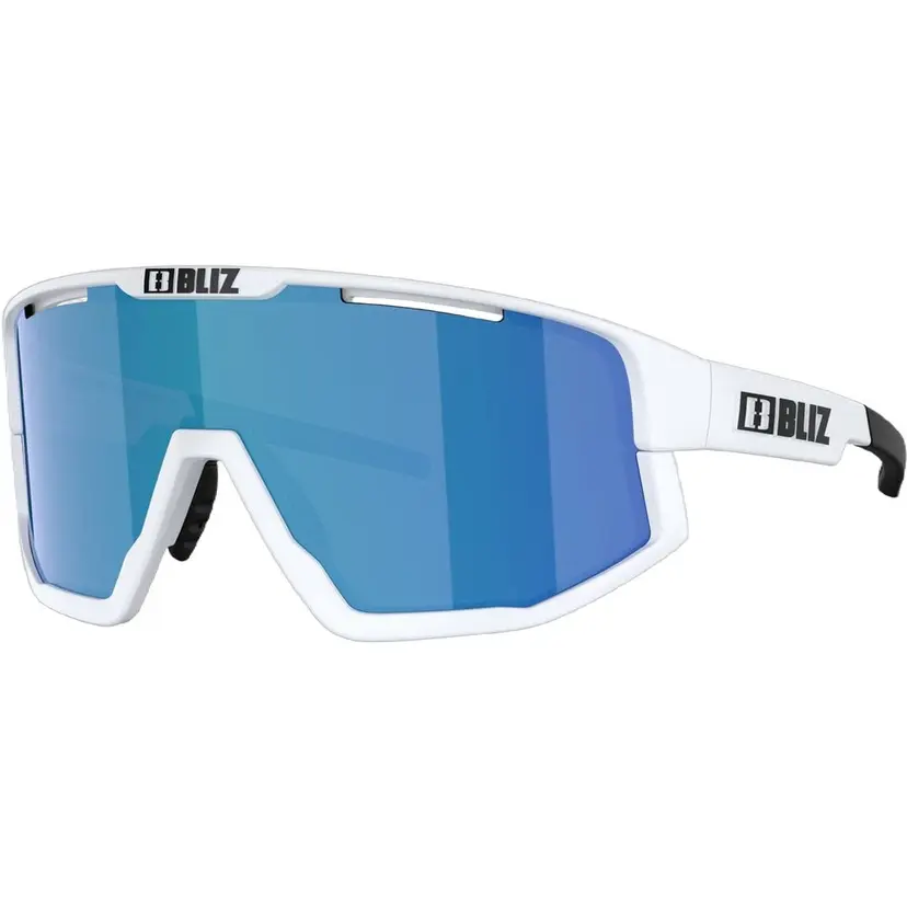 Bliz Bliz Fusion Small Matt White with Brown/Blue Multi
