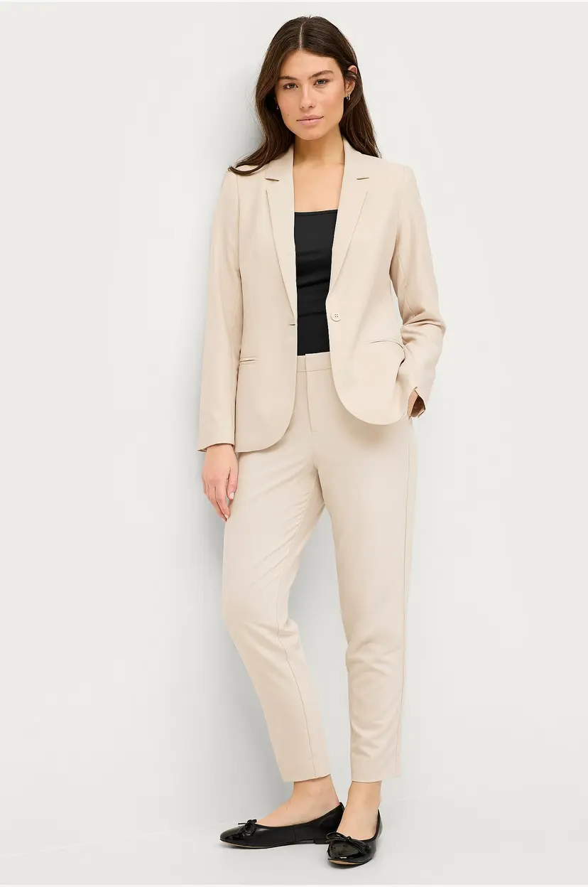 Ellos Collection Slacks med et stretch - Beige