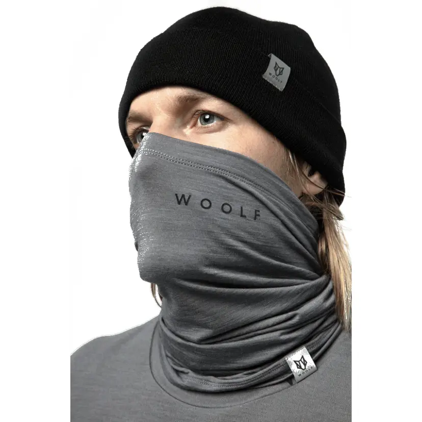 Woolf Merino Woolf Merino Tinden Neck Gaiter Grey