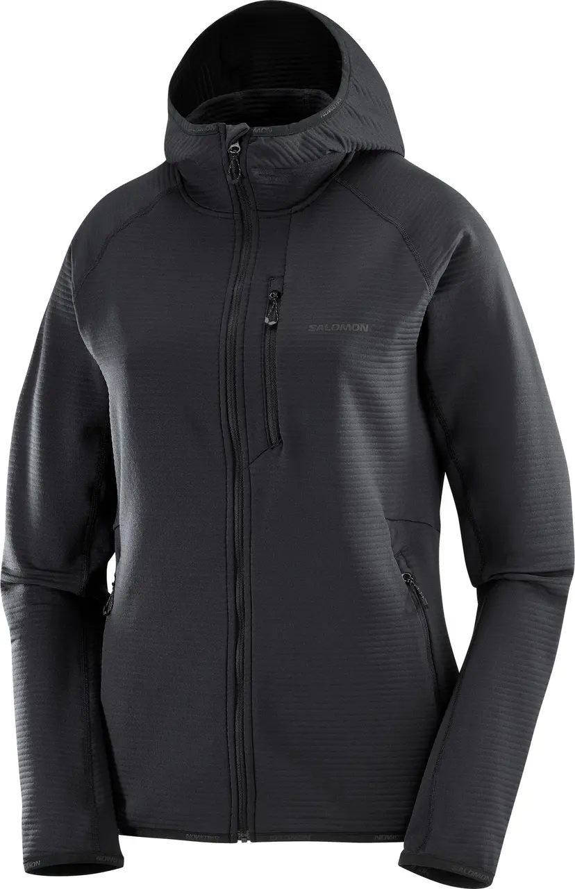 Salomon Salomon Women's Essential Lightwarm Hoodie Deep Black