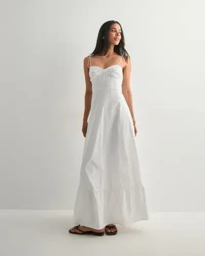 Vero Moda Vero Moda - Hvit - Vmasha Sl Ankle Dress Wvn Exp SB2 G