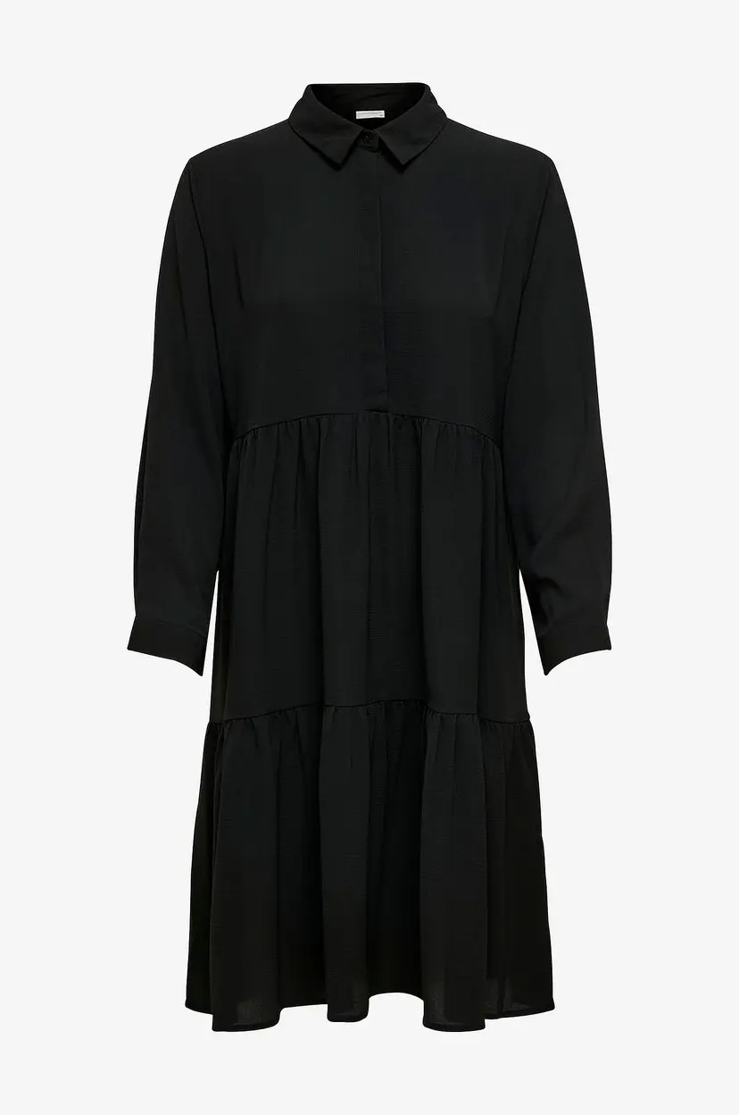 JDY Kjole jdyPiper L/S Shirt Dress Wvn - Svart