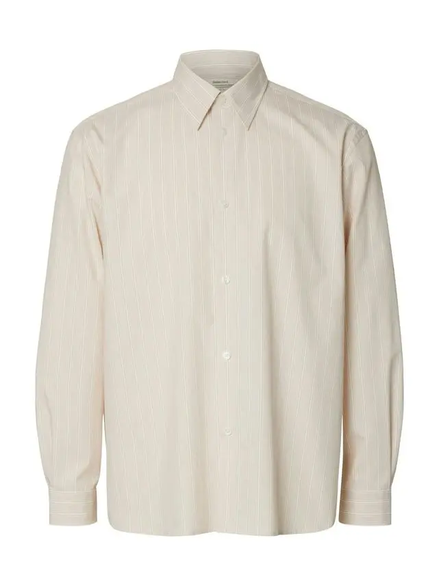 SELECTED SLHRLXBEN STRIPE LS SHIRT