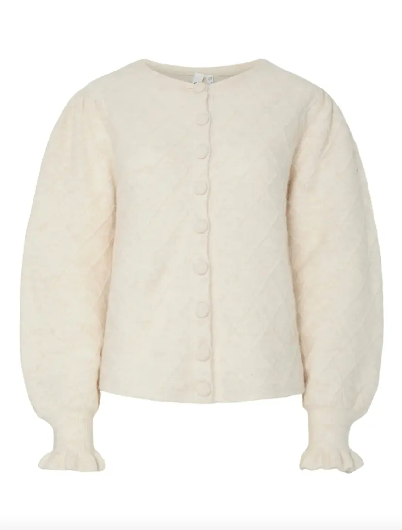 Y.A.S Yasthelma LS Wool Blend Knit Cardigan