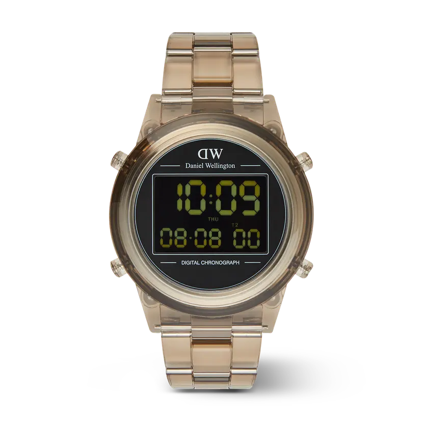 Daniel Wellington Dark Brown 36mm Watch Retro Digital | DW