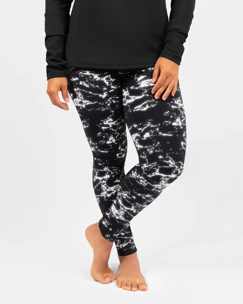 Huabo Bea Obsidian Reflective Winter Leggings