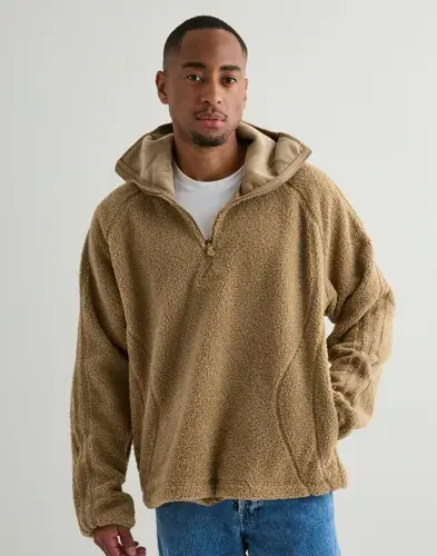 Adidas Originals Adidas Originals Borg Tg Zip Hd Hoodies Brun