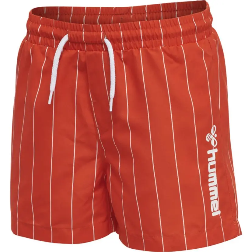 Hummel Hummel Chill Board Badeshorts Orange Stripete (110 / 5 år)