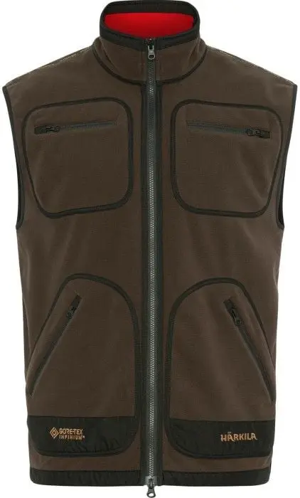 Härkila Härkila Kamko Fleece Vest Brown/Red