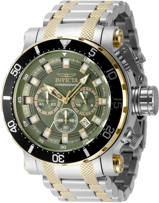 Invicta Invicta Herreklokke 49225 Coalition Forces Grønn/Gulltonet stål