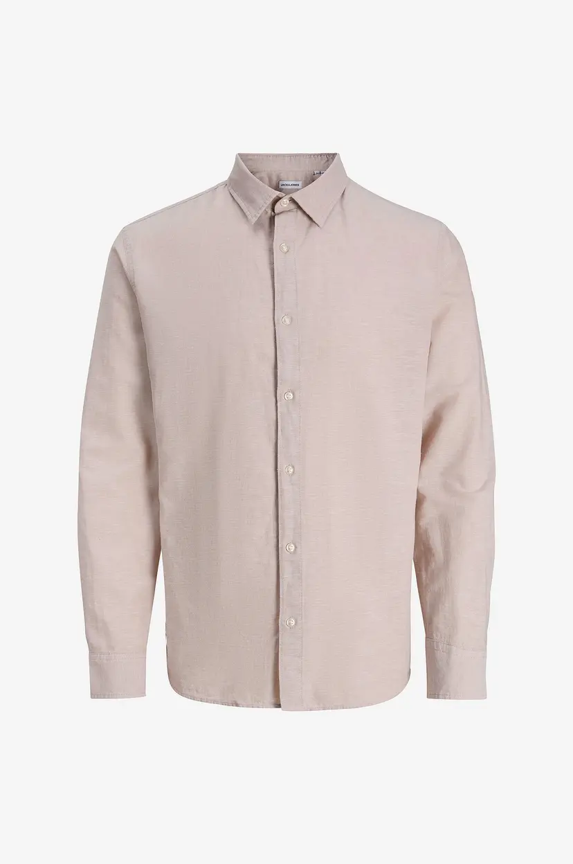 Jack & Jones Linskjorte Jjebreeze Linen Blend - Beige