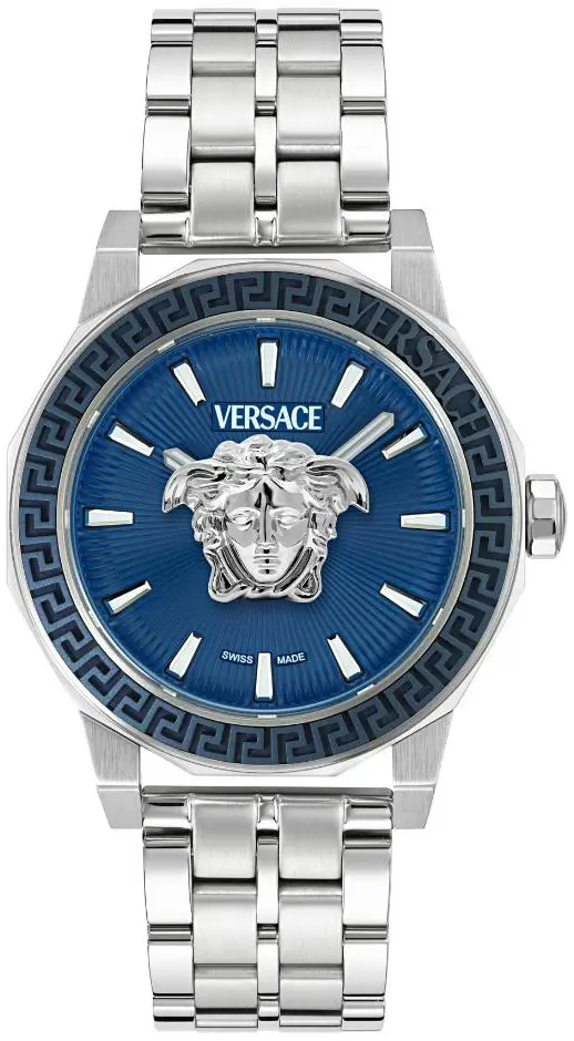 Versace Versace Herreklokke VE9I00324 Medusa Blå/Stål Ø43 mm
