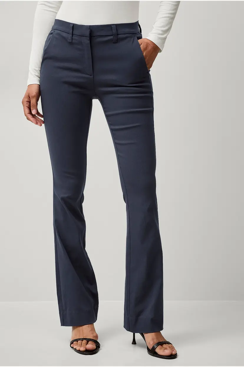 Ellos Collection Flexy Bootcut bukser i superstretch - Blå