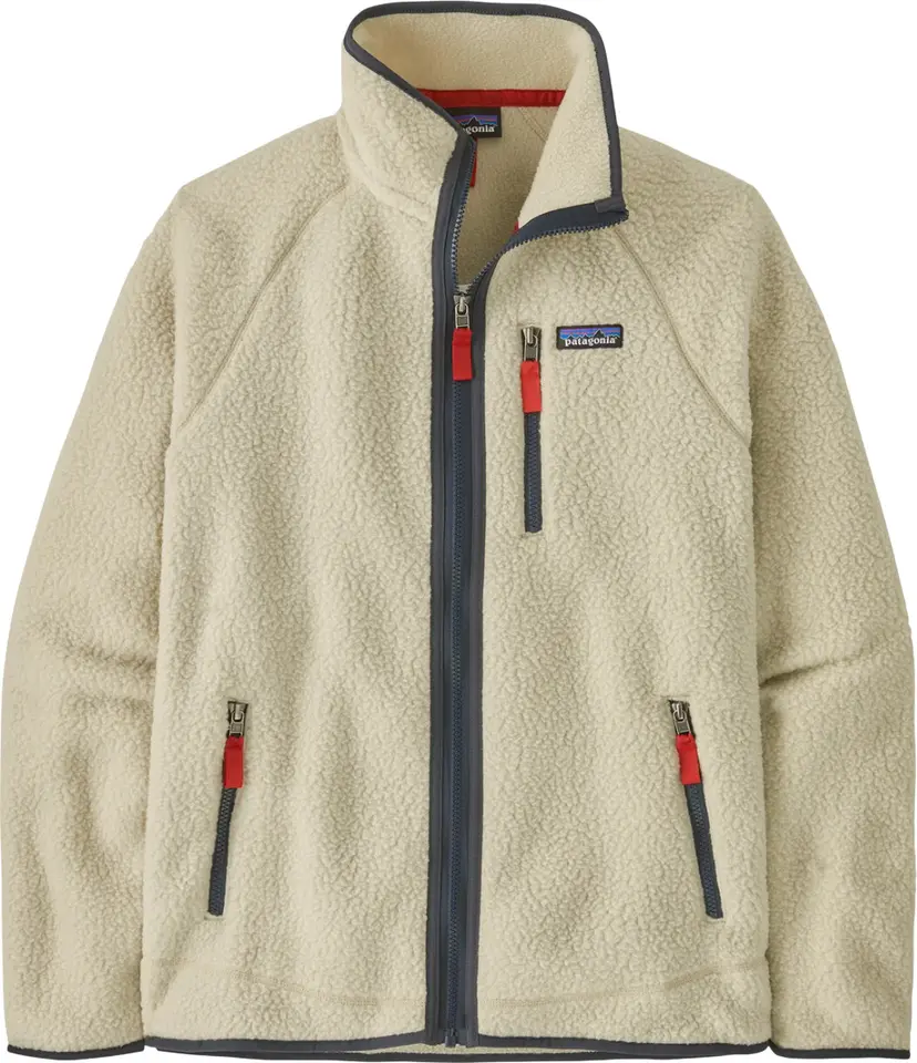 Patagonia Patagonia Men's Retro Pile Fleece Jacket Pelican W/Smolder Blue