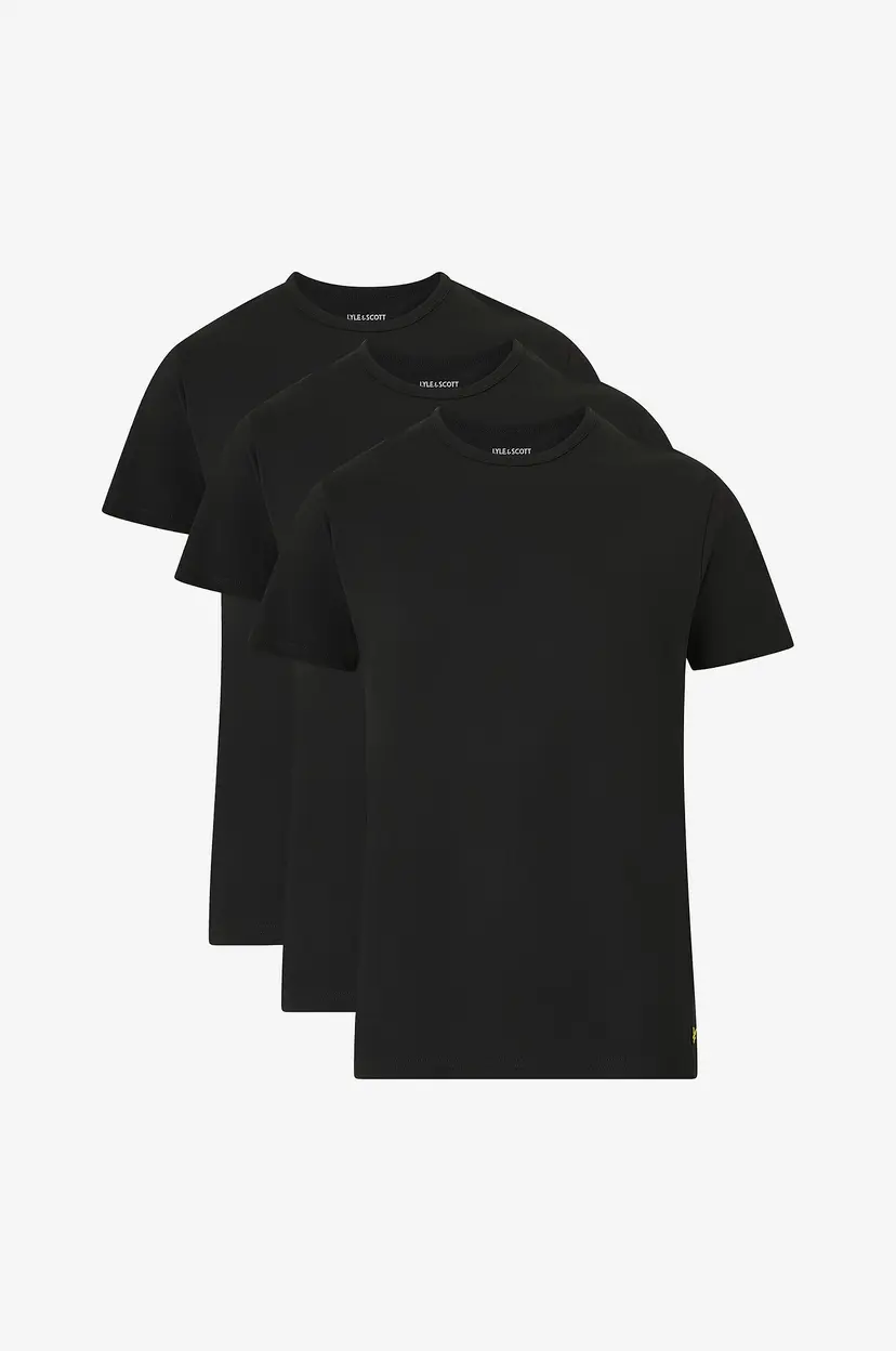 Lyle & Scott T-skjorte Basic T-Shirt 3-pack - Svart