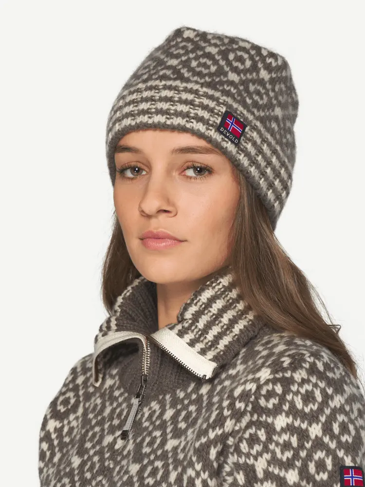Devold Devold - Svalbard Wool Lue - Size 58 - Brun