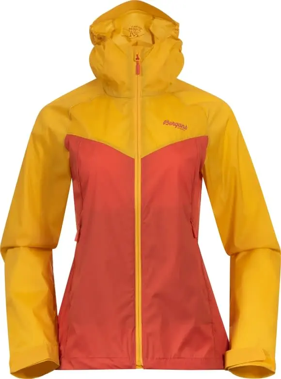 Bergans Bergans Women's Microlight Jacket Brick/Light Golden Yellow