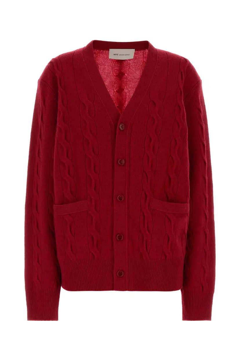 Ami Paris Ami Paris Cardigans – Rød
