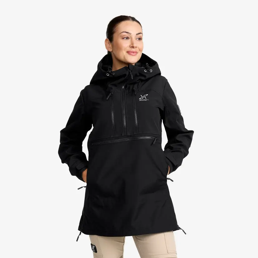 RevolutionRace Outdoor Anorak Dame Black