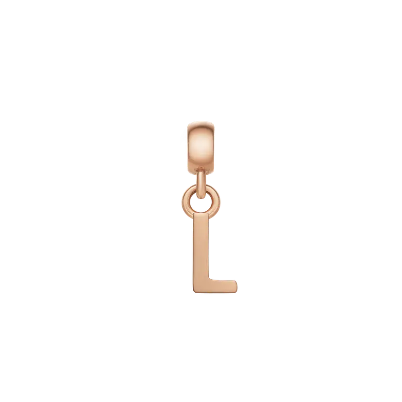 Daniel Wellington Rose Gold Charm Letter | DW