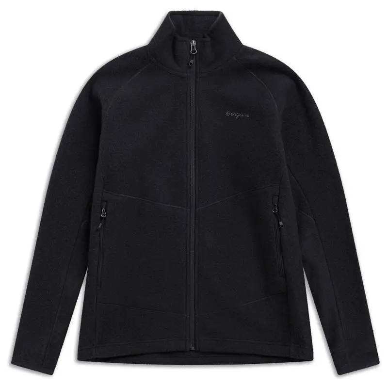 Bergans Bergans Rabot Merino Fleece Midlayer Jacket Women Dark Shadow Grey