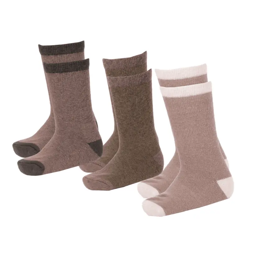 Bruse Bruse ullsokker Edland 3pk, Green Mix