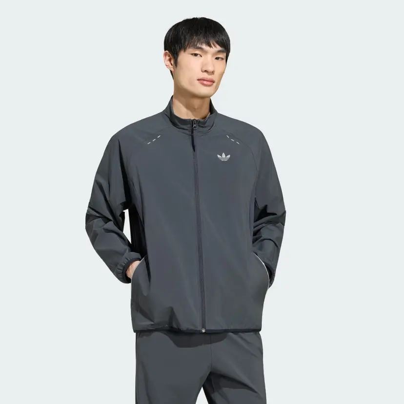 Adidas TECH TREFOIL ESSENTIALS FZ HOOD Treningsoverdel