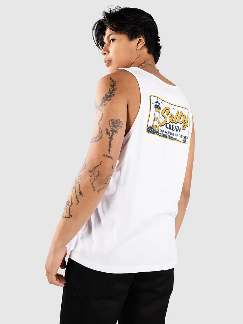 Salty Crew Salty Crew Ashore Singlet hvit