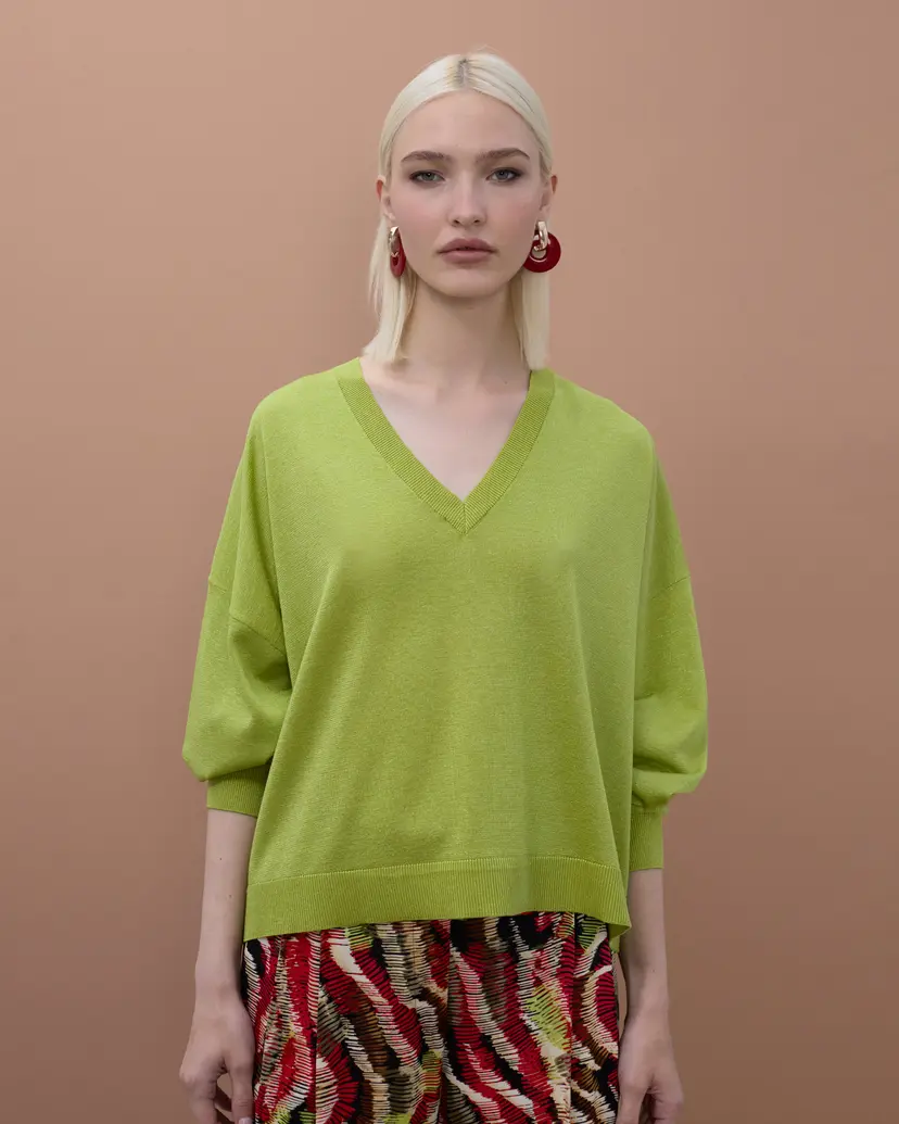 Maite by Lola Maite by Lola MS2611015 Green Sweatshirt