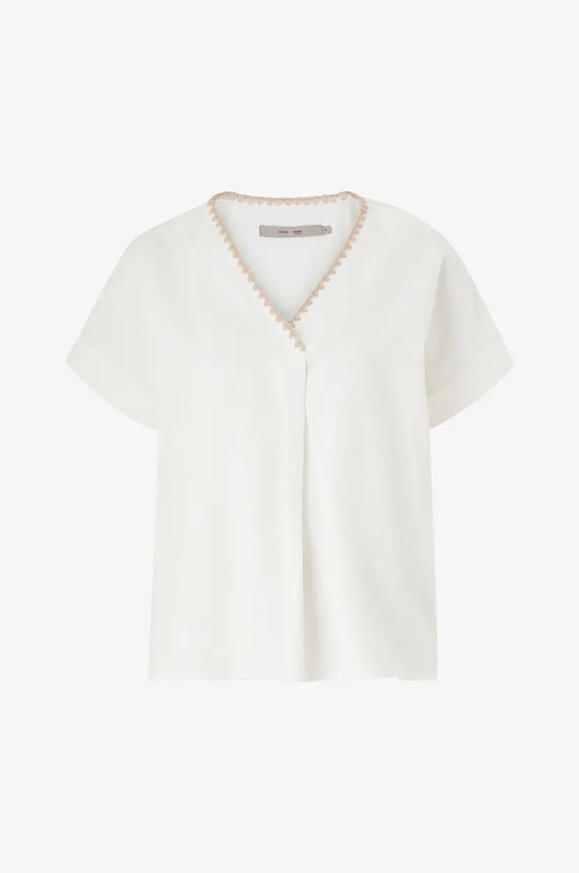 Costamani Bluse Beckie Blouse - Hvit