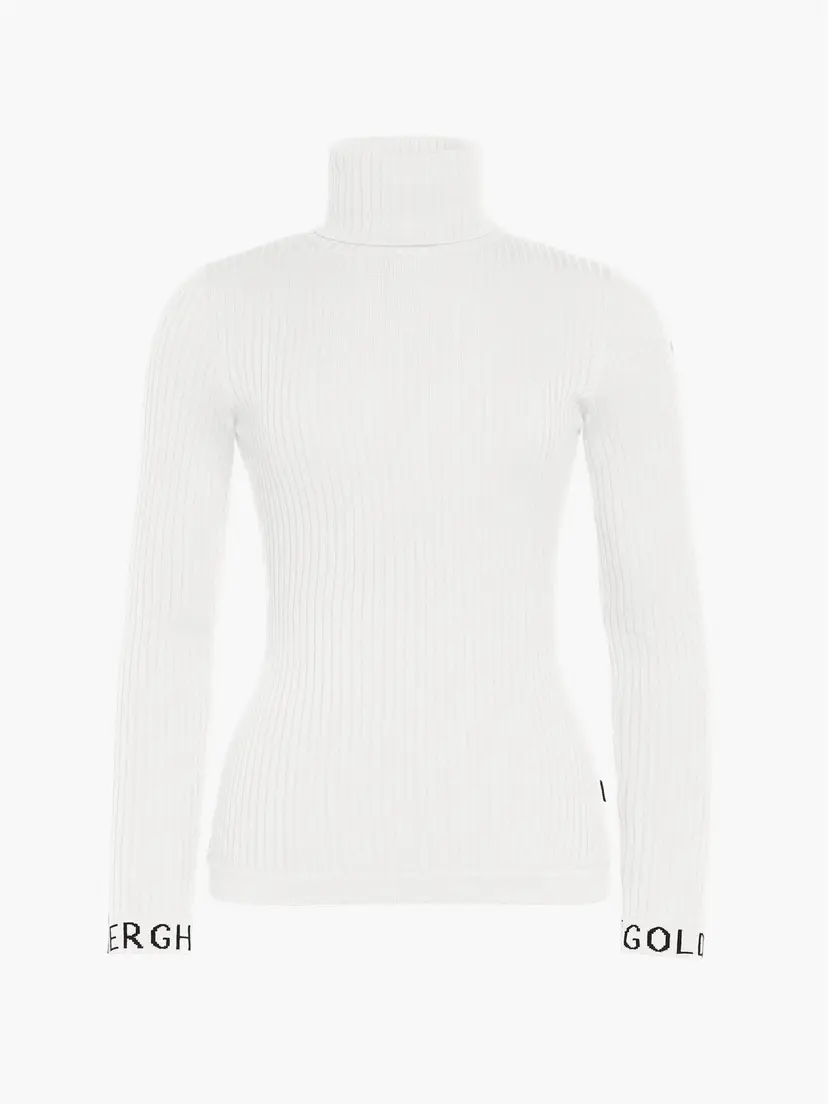 Goldbergh Mira Long Sleeve Knit Sweater Cream - S